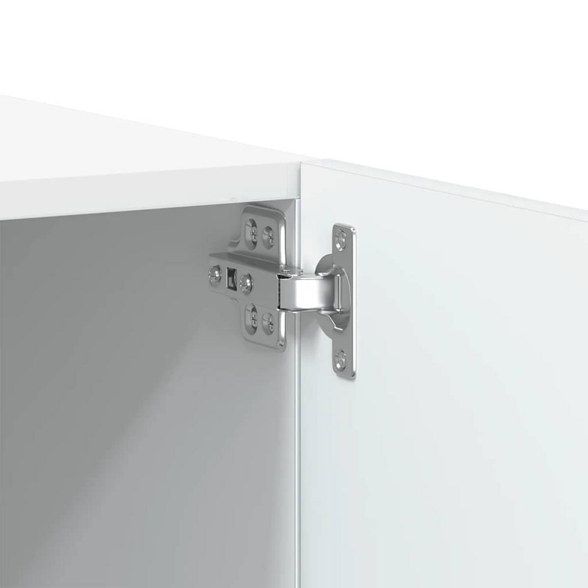 LOWBOARD mit 2 Türen 100/35/40 cm aus Holzwerkstoff aus Holzwerkstoff in Weiß - Weiß, Holz (100/40/35cm) - vidaXL