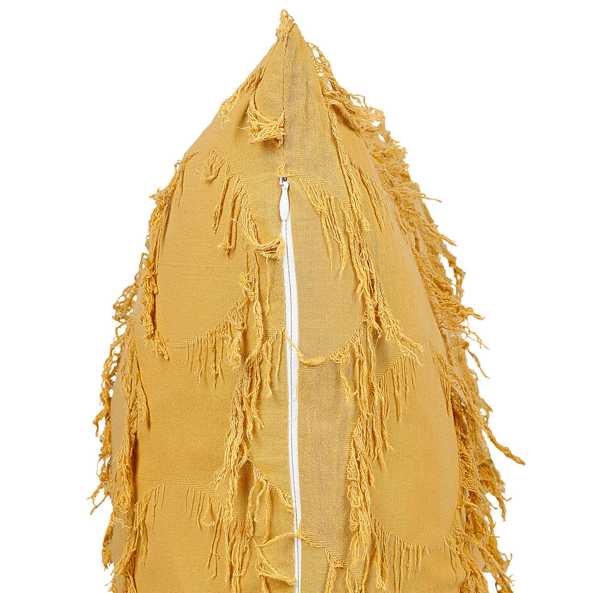 DEKOKISSEN 2er-Set Gelb 45/45 cm Agastache - Gelb, Textil (45/45cm) - Beliani