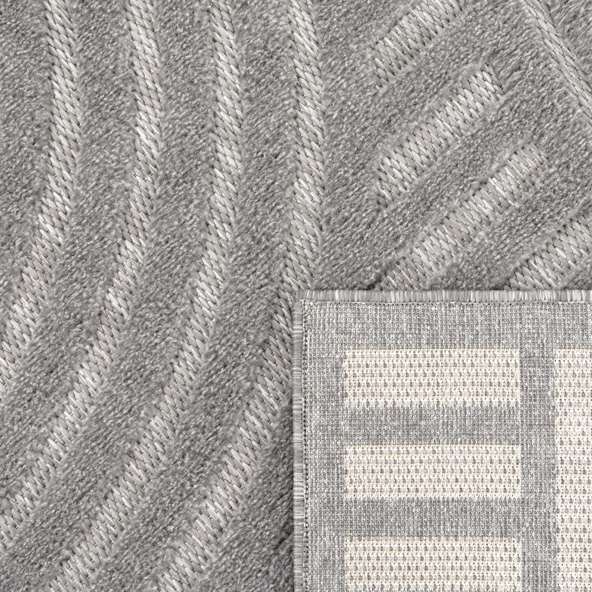 OUTDOORTEPPICH 80/250 cm Livorno 674 - Grau, Textil (80/250cm) - Paco Home