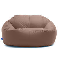 SITZSACK SOFA Lounge hellbraun für Indoor und Outdoor - Hellbraun, Textil (1600/60/1000cm) - Bruni