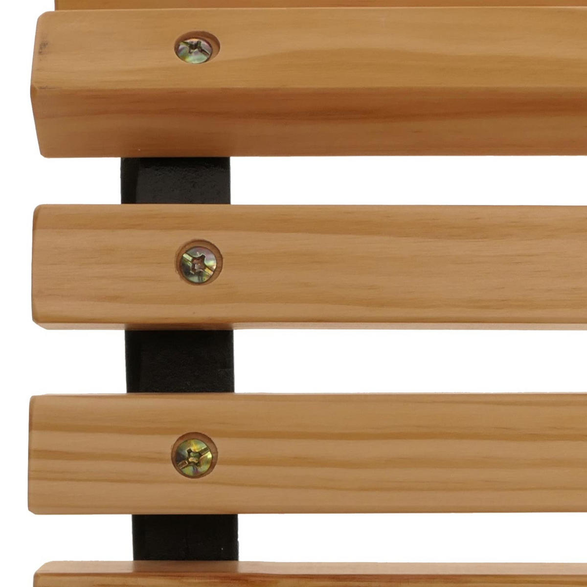 ZAHRADNÍ LAVICE Černá, světle hnědá - černá/světle hnědá, dřevo (160/84/65cm) - MCW