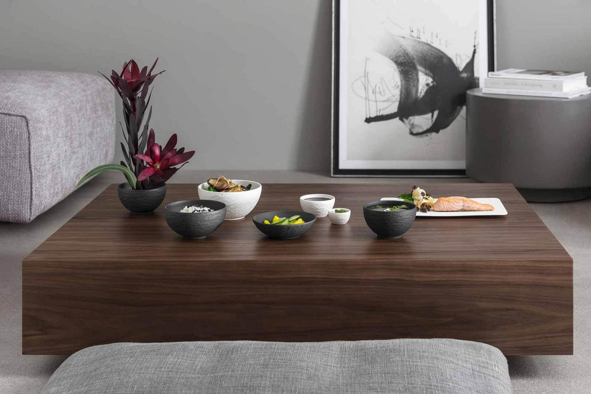 EIERBECHER Manufacture Rock Blanc weiß ø 4,8 cm 6er Set - Weiß, Keramik (4.8/2.7/4.8cm) - Villeroy & Boch