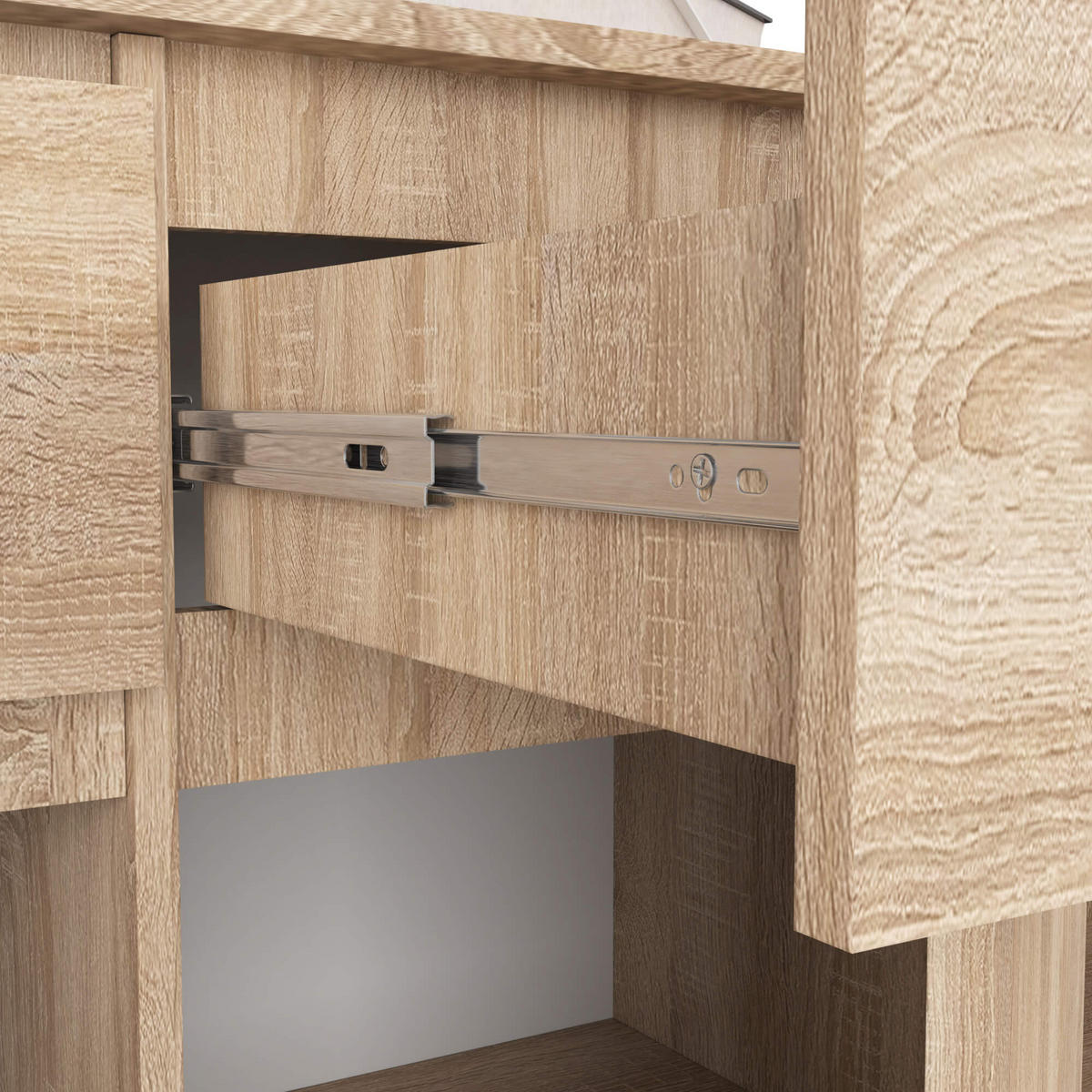 KOMMODE Eiche Sonoma 99/138/40 - Sonoma Eiche, Holzwerkstoff (138/99/40cm) - RAUMHIRSCH FURNITURE