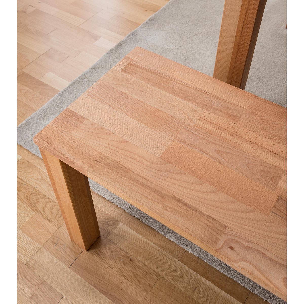 SITZBANK - Buche massiv - Buchefarben, Holz (140/45/35cm) - home24