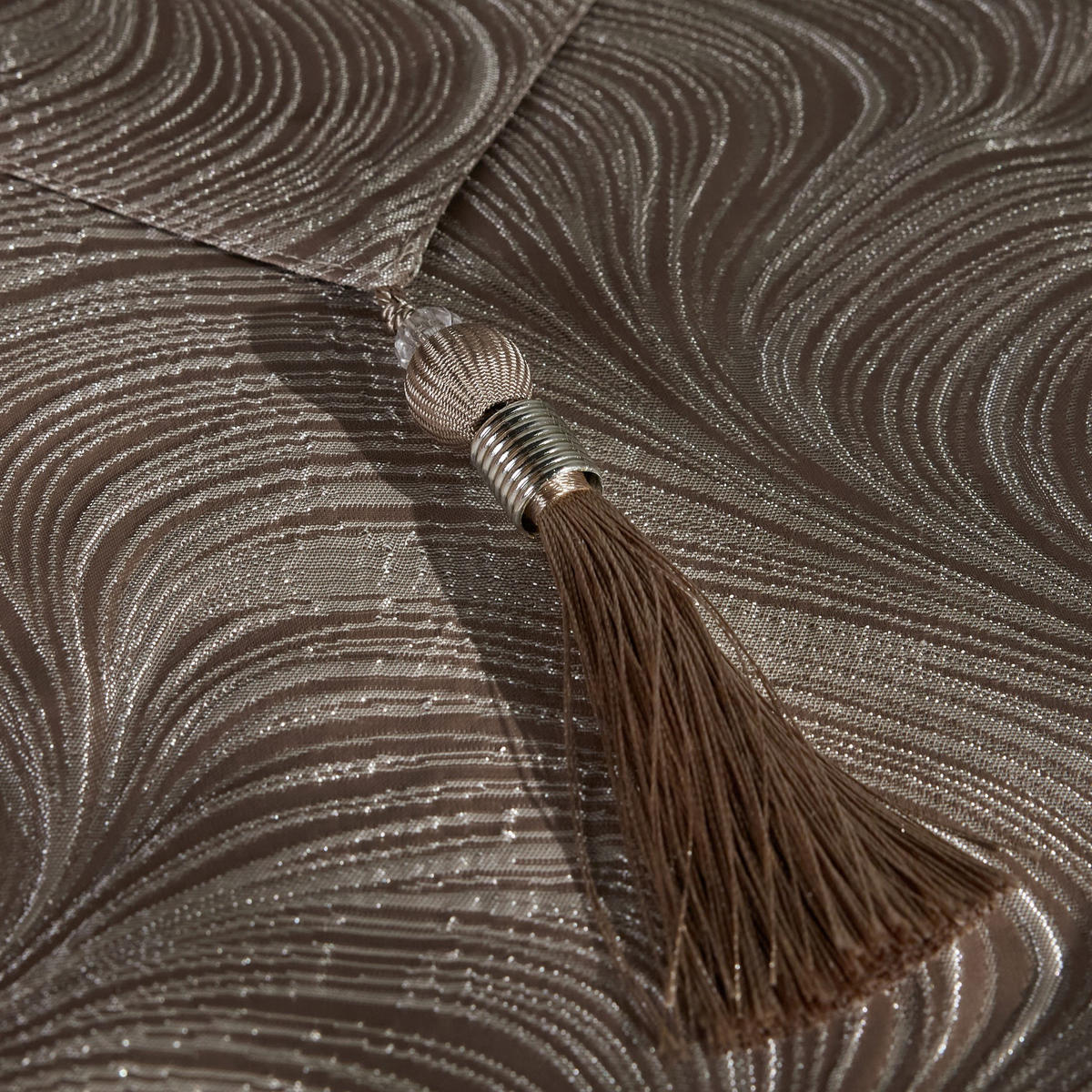 TISCHLÄUFER Floah - Beige, Textil (180/40/1cm) - home&you