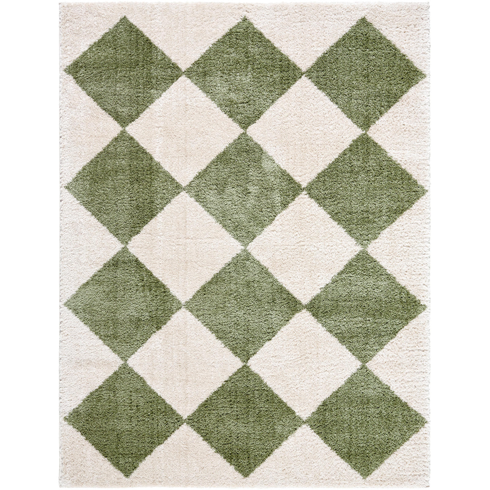 Livabliss Hochflorteppich Grün 160x213 cm