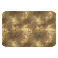 WC PŘEDLOŽKA Antique - metalický vzhled - Gold 60x40 cm - zlatá, textil/plast (60/1cm) - OnlyWow