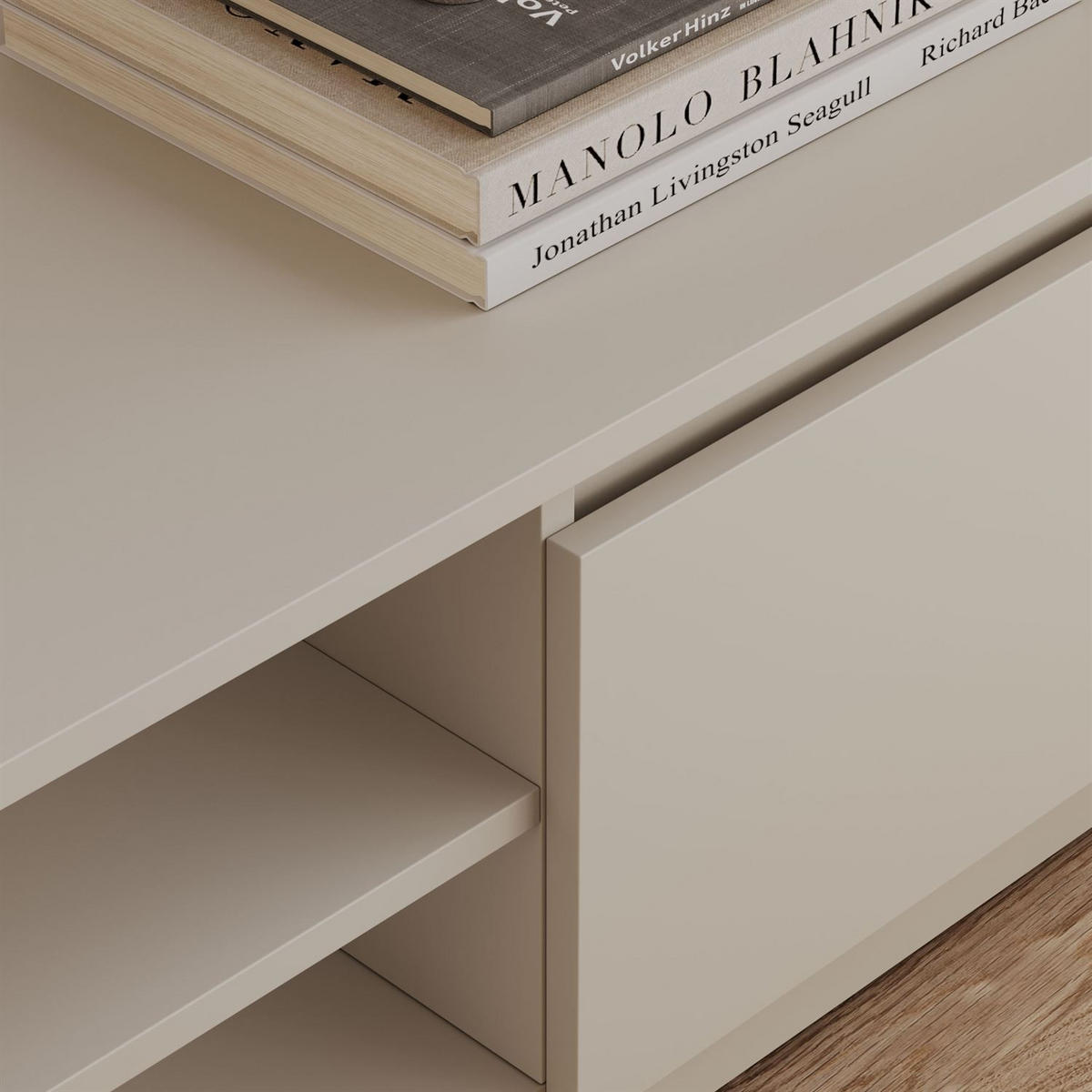 LOWBOARD HANA 120 cm Kaschmir - Kaschmir, Holzwerkstoff (120/36/40cm) - Lookway