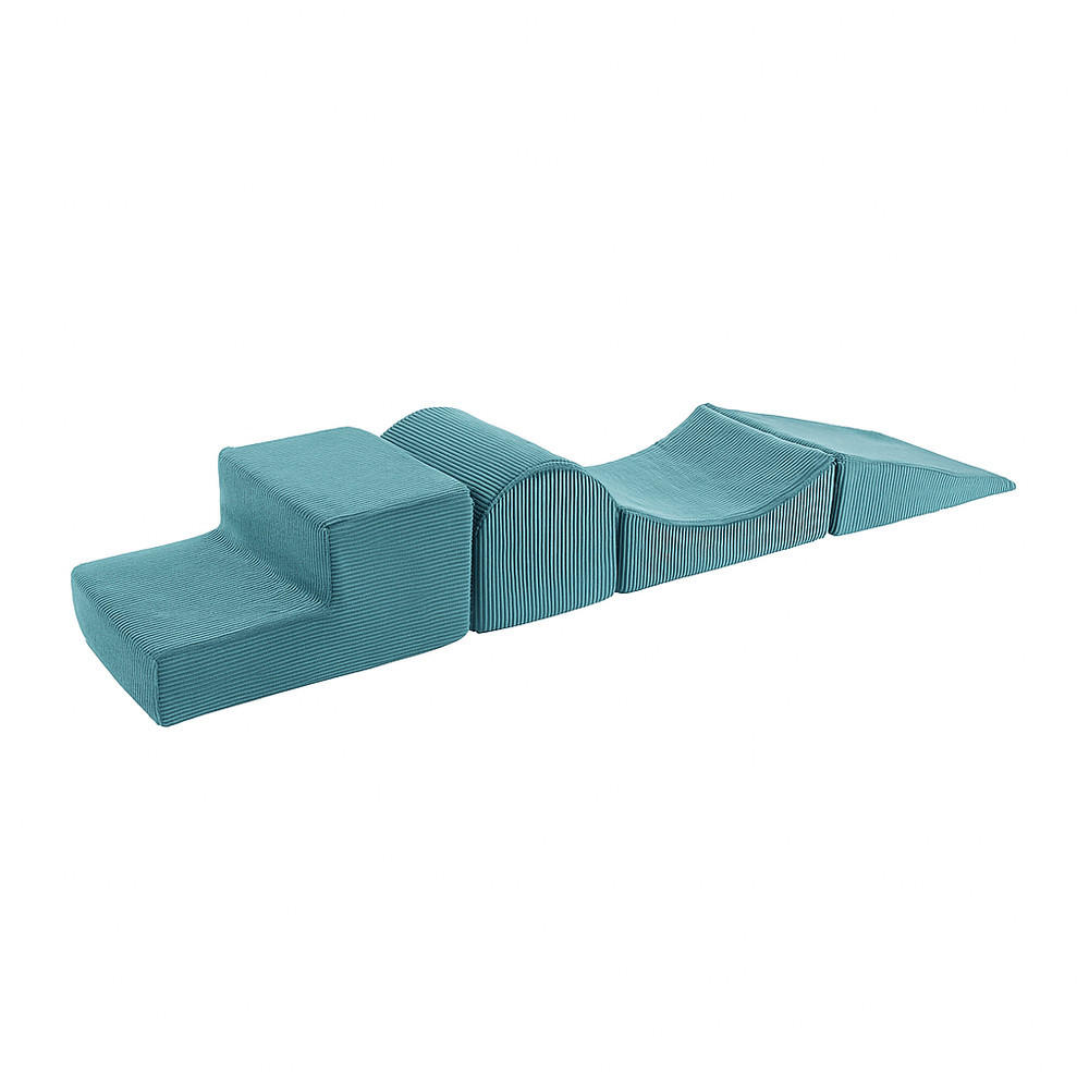 SPIELPLATZ – 4 Elemente – Ästhetik - Blau, Textil (250/45/30cm)