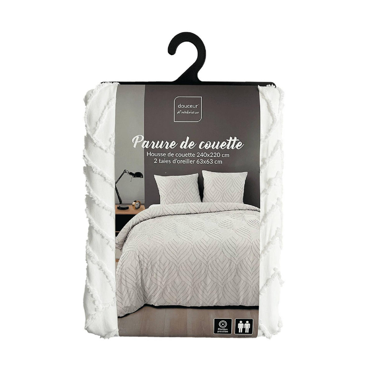 BETTWÄSCHE Heltie 240/220 cm - Weiß, Textil (220/240cm) - Douceur d´intérieur