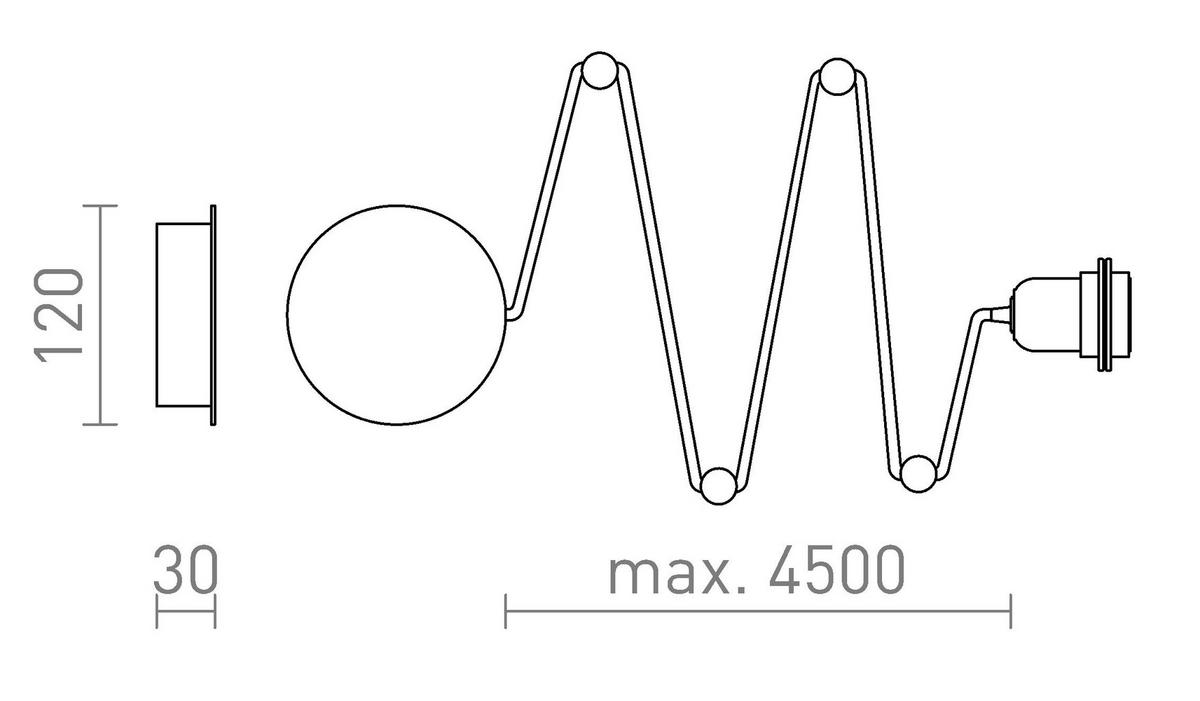 PENDELLEUCHTE SPIDER I Schwarz 15 W - Schwarz, Metall (30/30/120cm) - Rendl