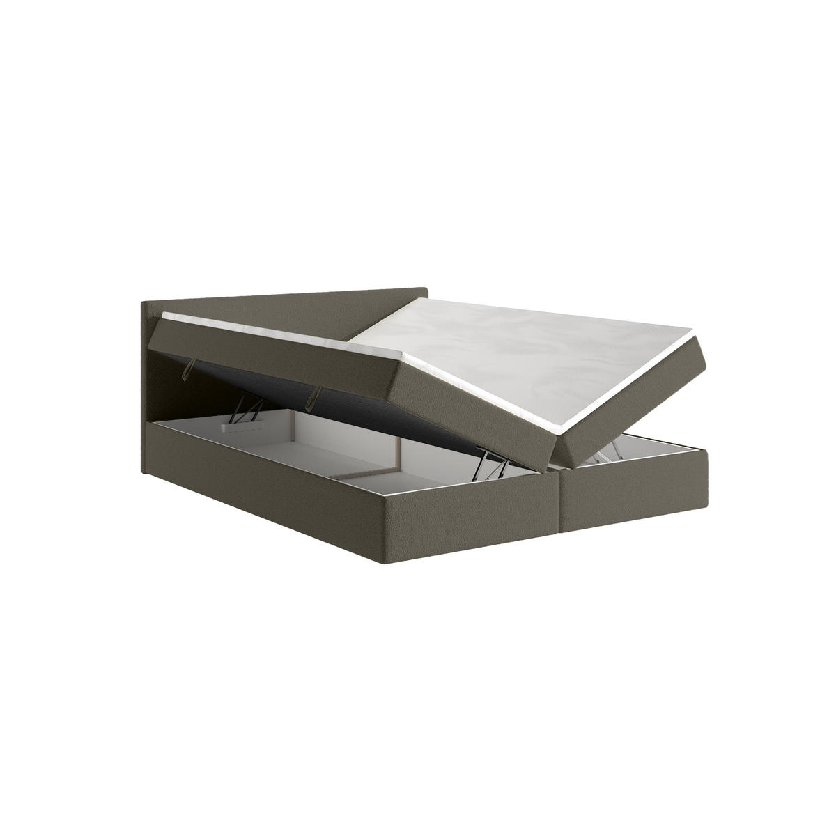 BOXSPRINGBETT ROTELLO 180x200 cm, Braun - Braun, Textil (180/200cm) - Fedve