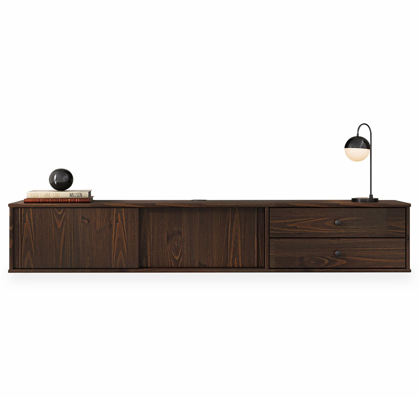 Idimex Lowboard Nussbaum 175x31x34 cm