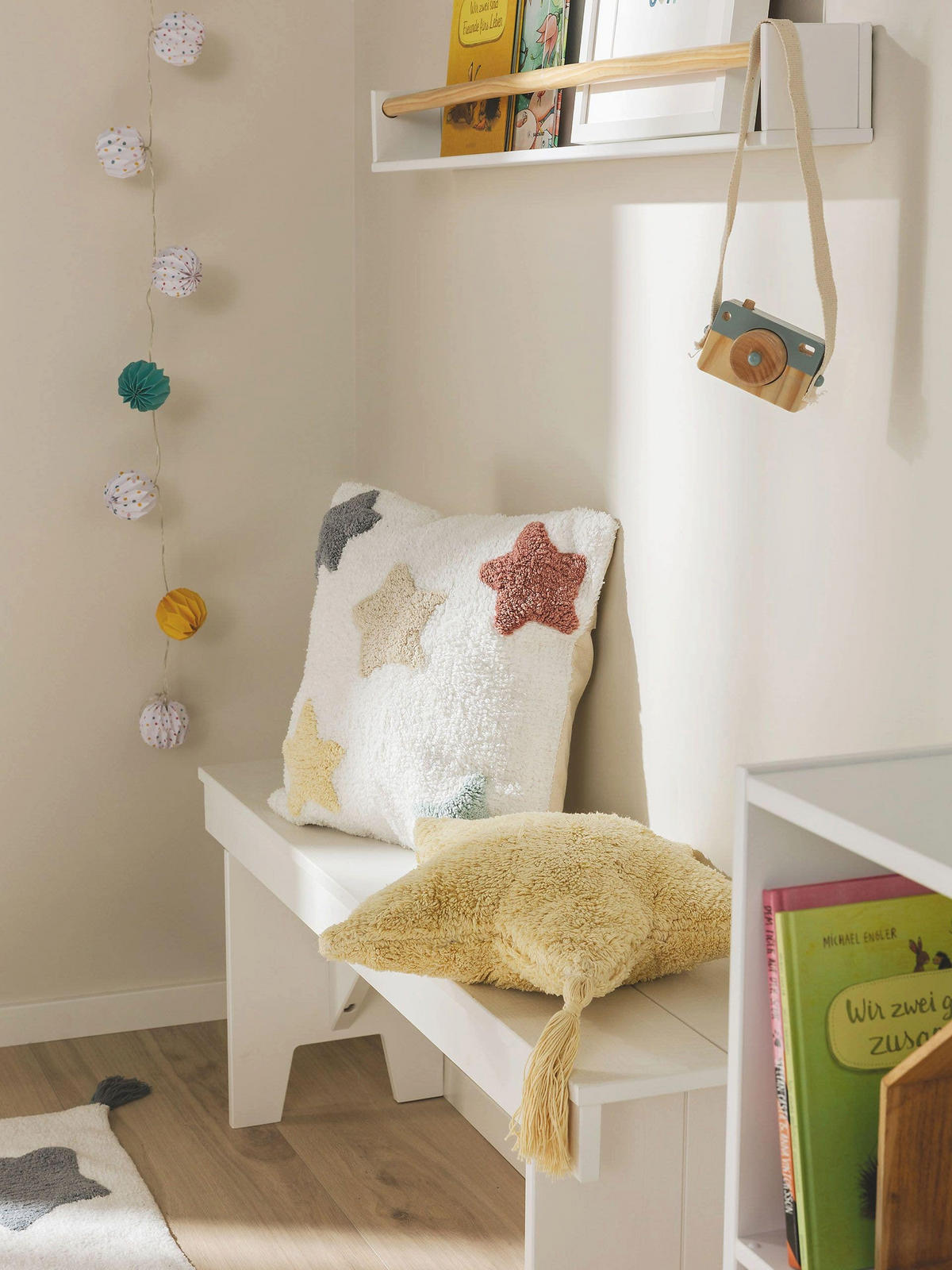 KISSENBEZUG Stars Multicolor 45x45 cm - Multicolor, Textil (45/45cm) - Lytte