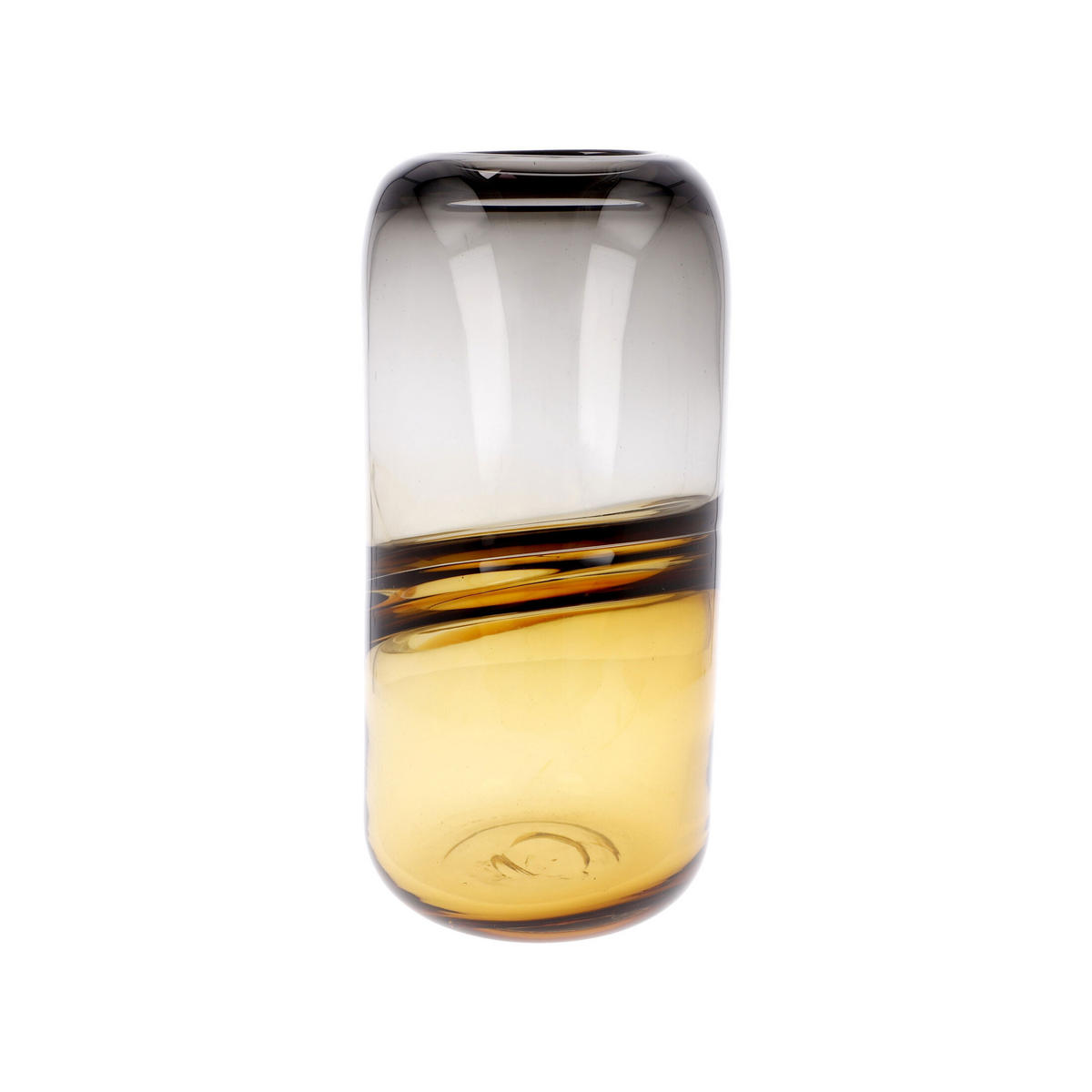 VASE Topaz Stone, Glas, Braun, 25 cm - Braun, Glas (25cm) - Goebel