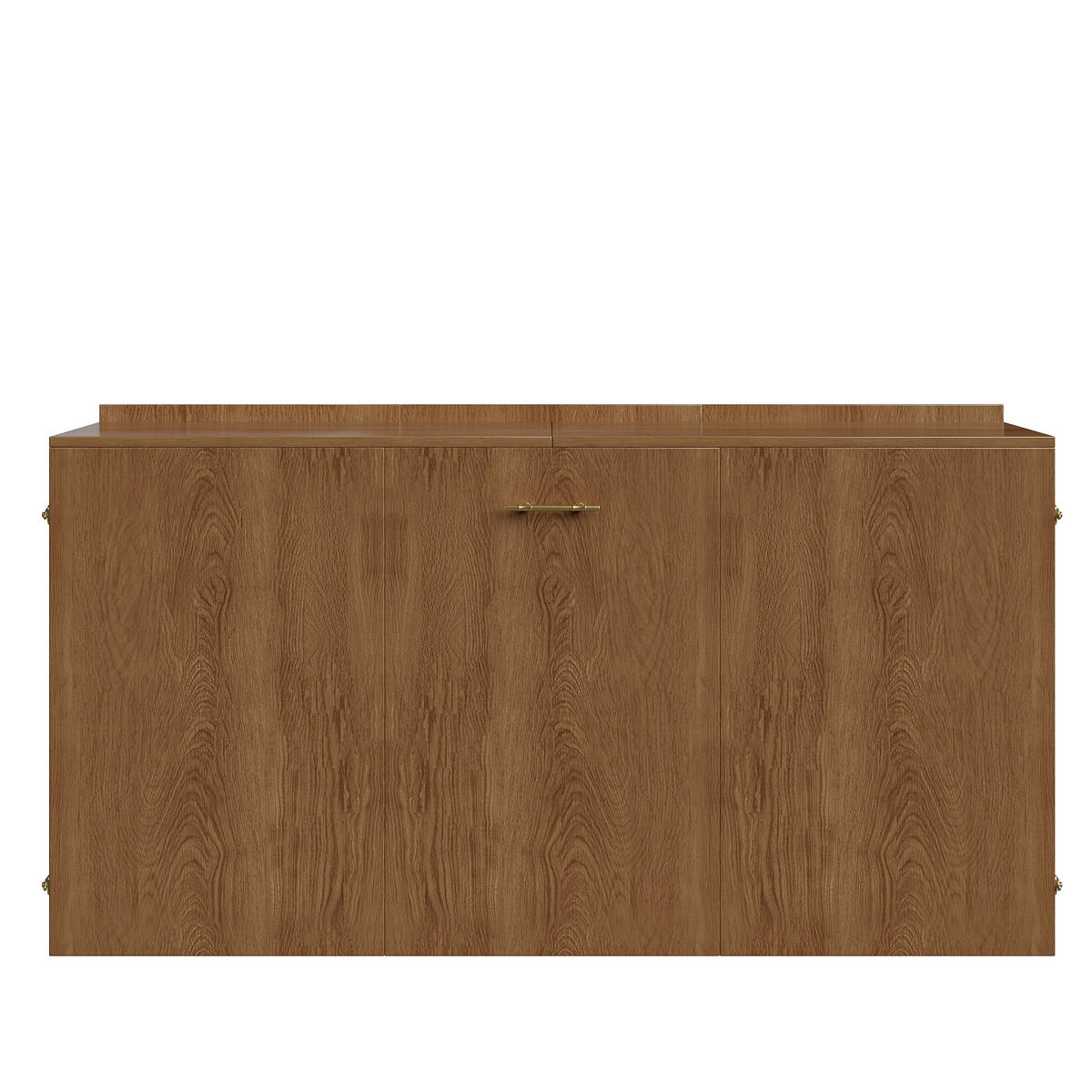 SCHRANKBETT 140/200 cm DE-32546 mit Matratze Holzfarbe - Naturfarben, Holz (140/200cm) - ComfortXL