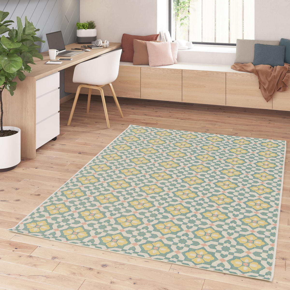 OUTDOORTEPPICH 160/230 cm Nilla - Gelb, Textil (160/230cm) - Steffensmeier