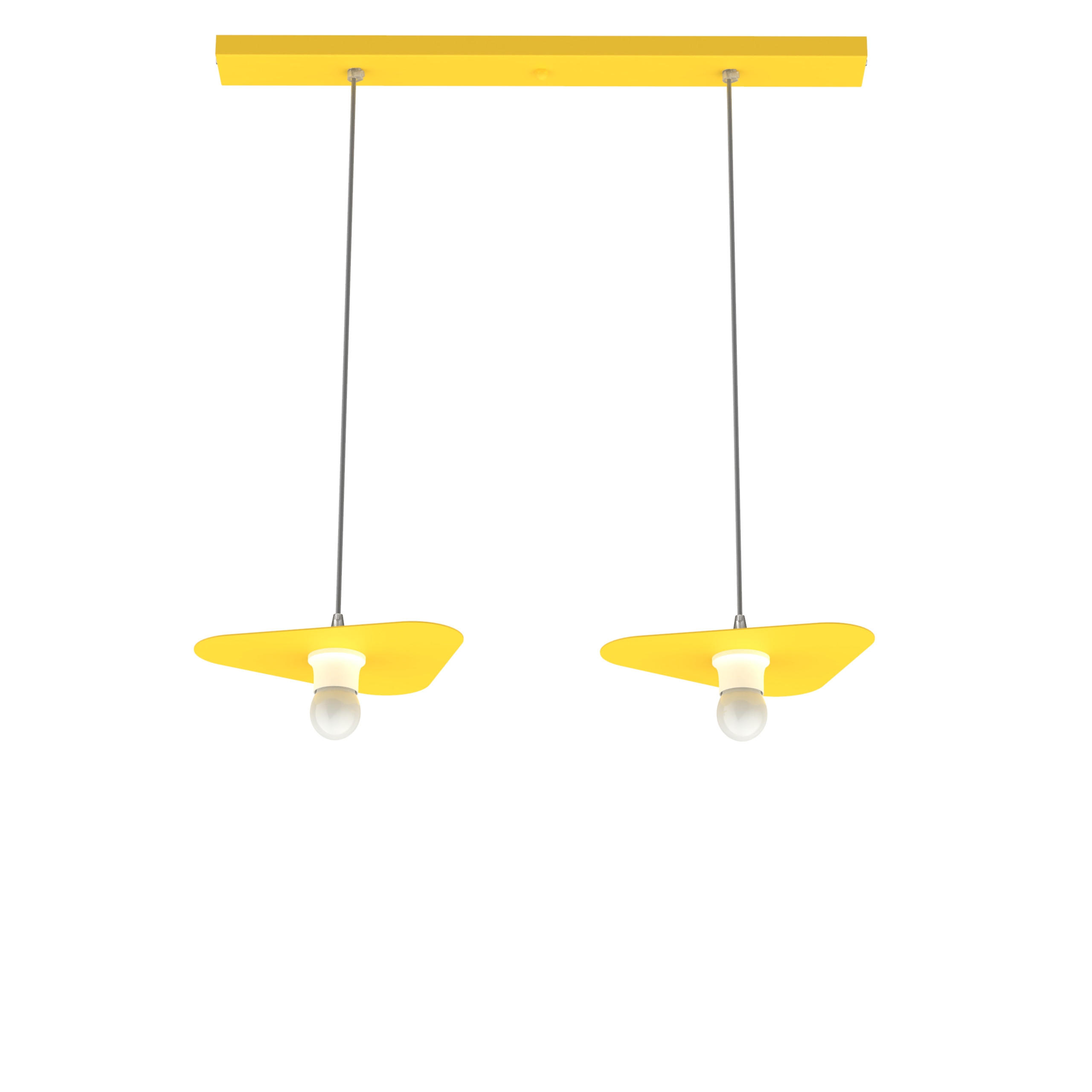 HÄNGELEUCHTE - Gelb, Metall (25/30/7cm) - Lumicom