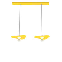 HÄNGELEUCHTE - Gelb, Metall (25/30/7cm) - Lumicom