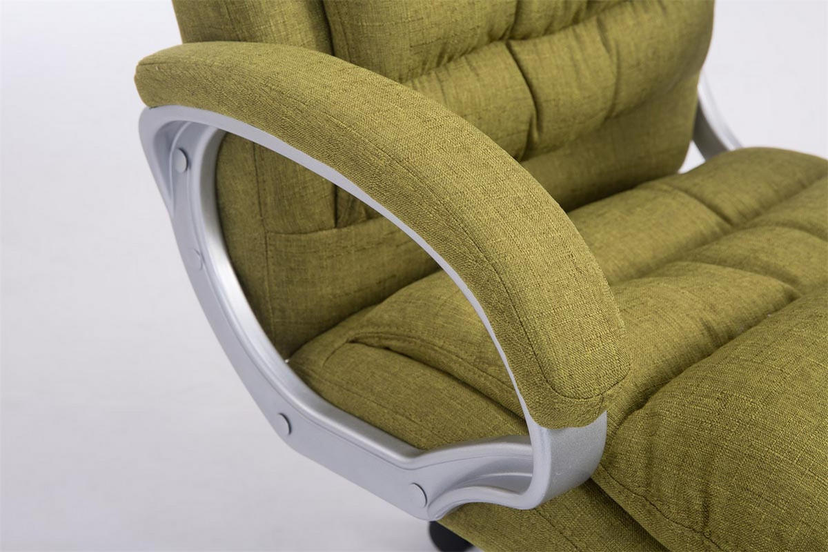 BÜROSTUHL BIG Vancom, Stoff Grün - Grün, Textil/Metall (77/122/77cm) - TPFLiving