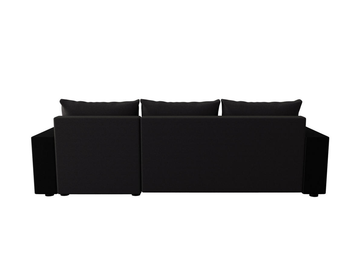 ECKSOFA HEWLET L BIS Sawana 05+14 Rechts mit Schlaffunktion - Dunkelgrau, Textil (240/140cm) - Bedante