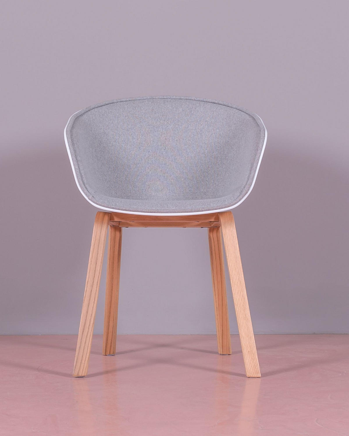 ESSZIMMERSTUHL gepolstert Kunststoff Grau - Grau, Kunststoff (59/78/56cm) - Nest Dream