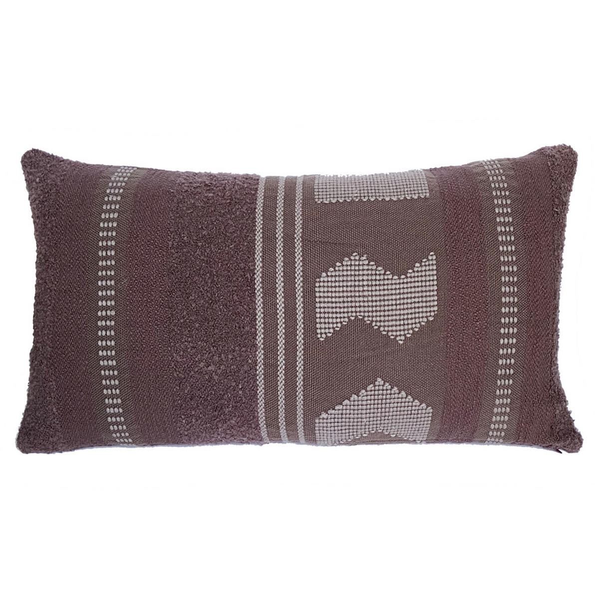 DEKOKISSEN Crafty kastanienbraun 35x60 - Rostfarben/Braun, Textil (60/35/12cm) - Malagoon