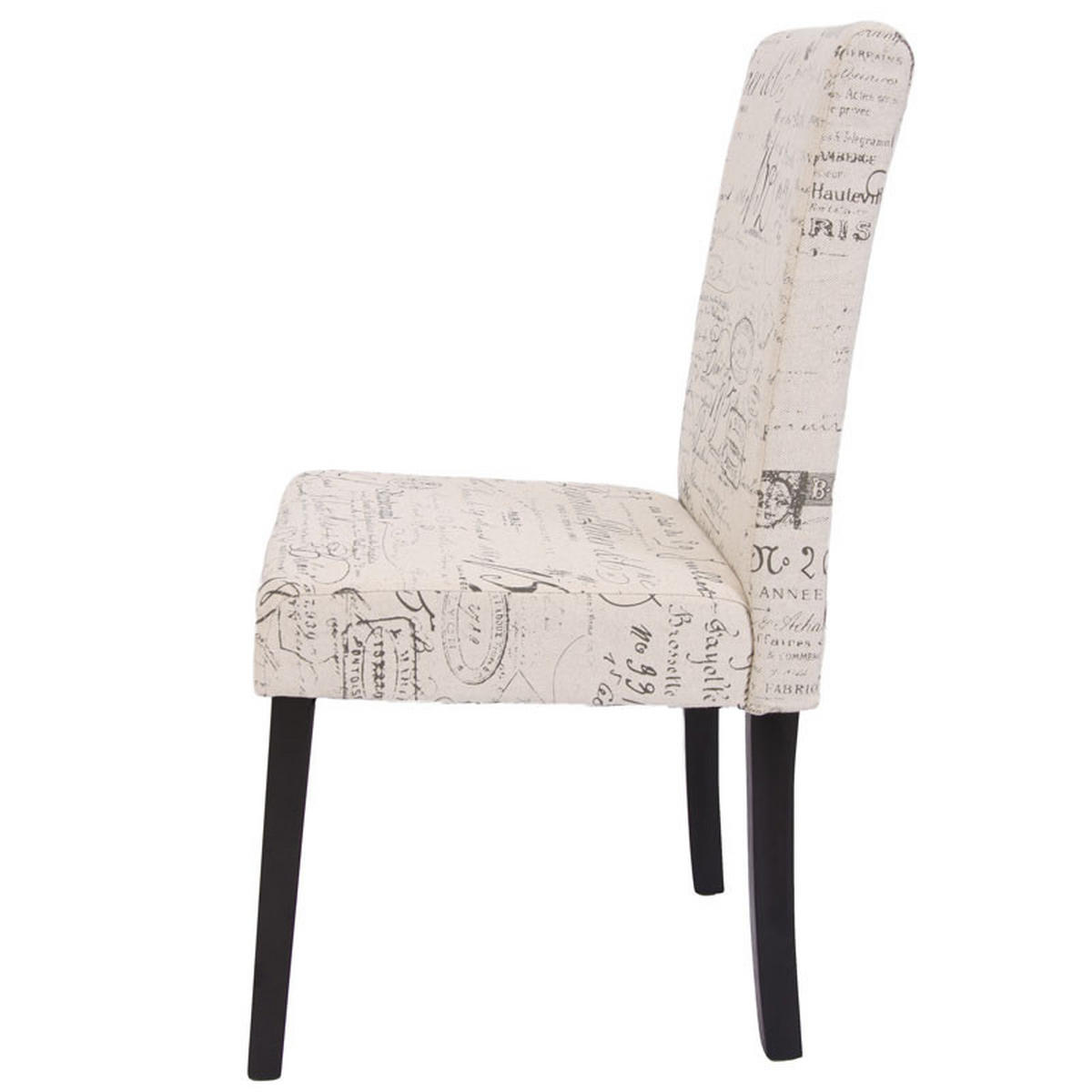 ESSZIMMERSTUHL Beige, Schwarz 2er-Set - Beige/Creme, Textil (43/90/56cm) - Jamb