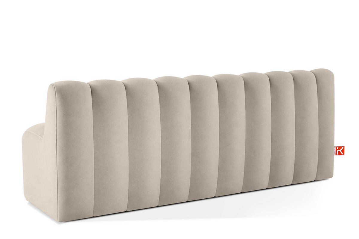 ESSZIMMERBANK CORDA, Cremig - Creme, Holz/Holzwerkstoff (203/78/71cm) - KONSIMO®