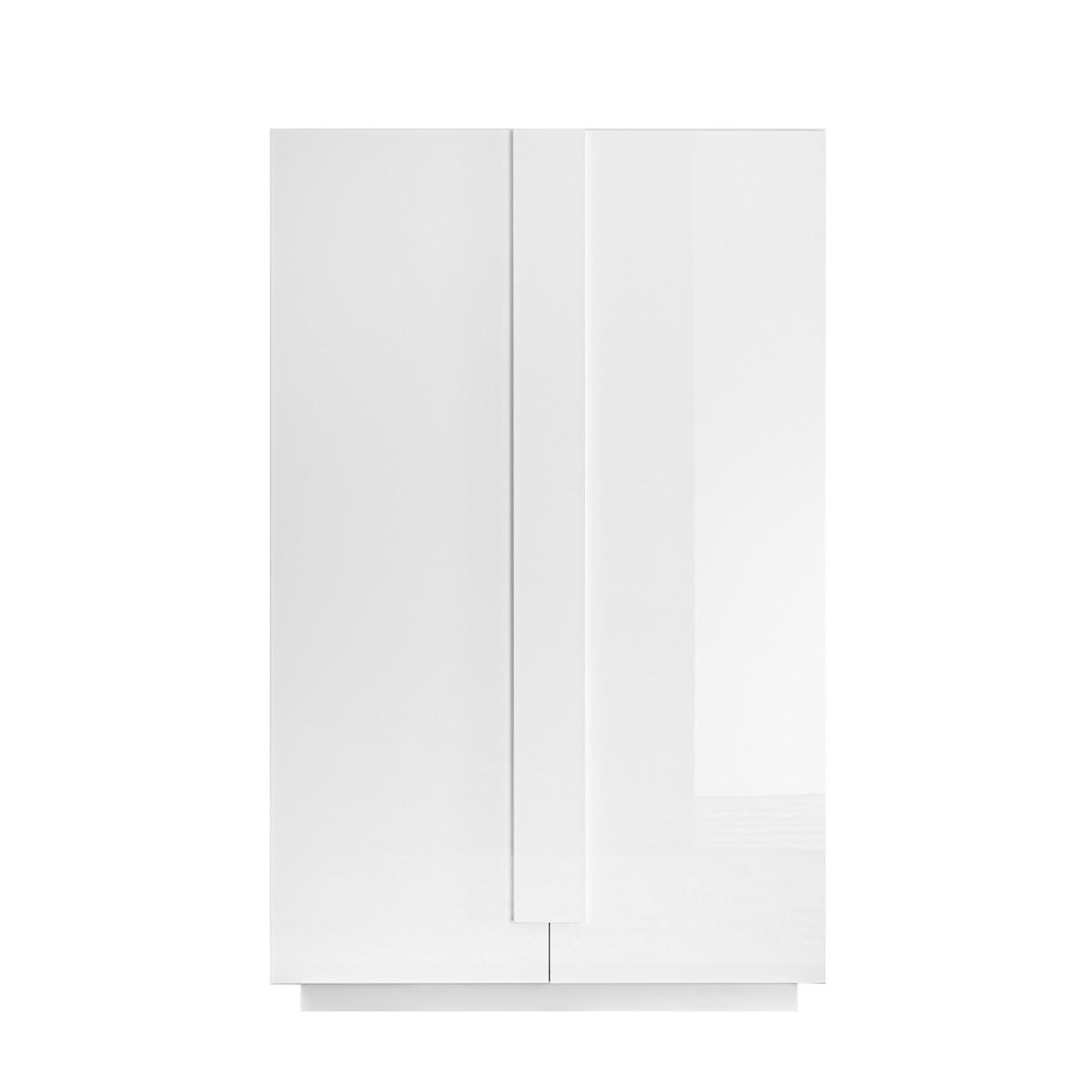 HIGHBOARD mit 2 Türen L182 cm - Jupiter - Weiß, Holzwerkstoff (121/193/44cm) - Calicosy