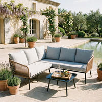 GARTENLOUNGE JAKARTA - Braun/Grau, Metall - IDIMEX