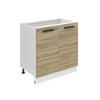 KÜCHENUNTERSCHRANK 80 cm SD, ohne Arbeitsplatte, mit 2 Türen, Sonoma-Eiche - Sonoma Eiche, Holz (80/82/51.6cm) - B BELINI GROUP