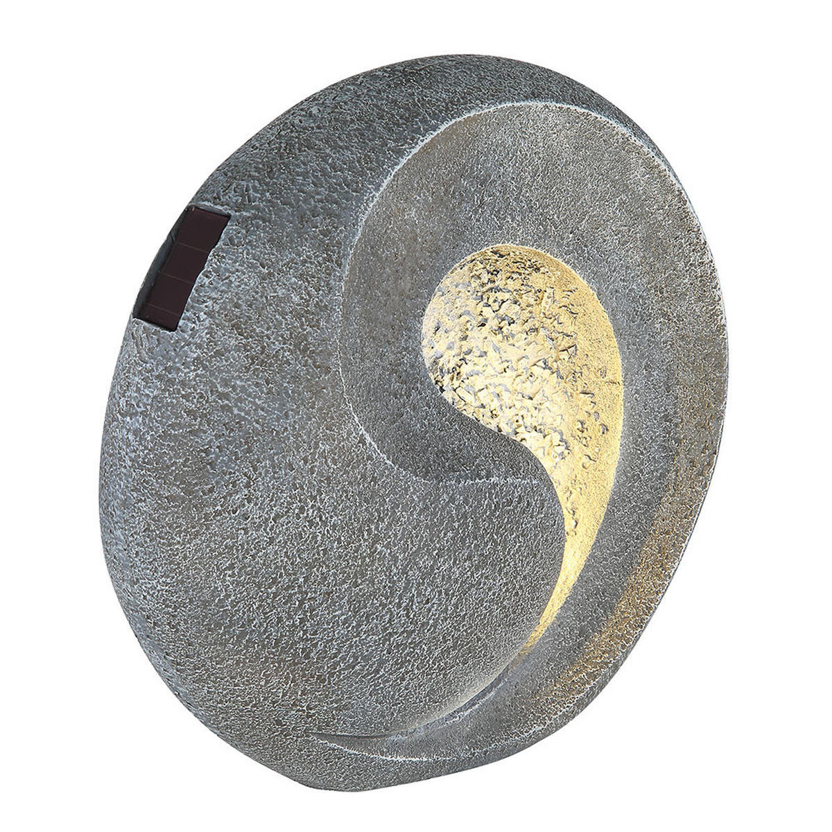 LED AUSSENLEUCHTE Skulptur Grau 2er Set - Grau, Kunststoff (29.5/11/29cm) - Globo Lighting