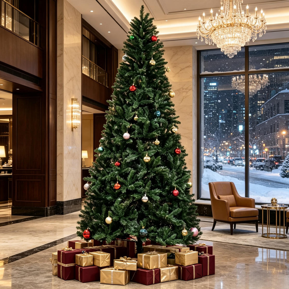 WEIHNACHTSBÄUME & Zubehör 240 cm aus PVC und Metall mit ca. 1499 Zweigen, Grün - Grün, Kunststoff (240cm) - OKMYHOME