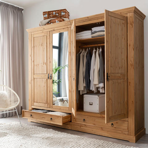 Livetastic Kleiderschrank aus Holz