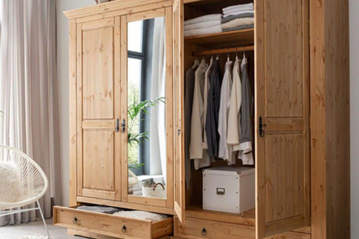 Livetastic Kleiderschrank aus Holz