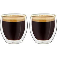 ESPRESSOTASSE Creano Transparens 2er Set - Transparent, Glas/Kunststoff