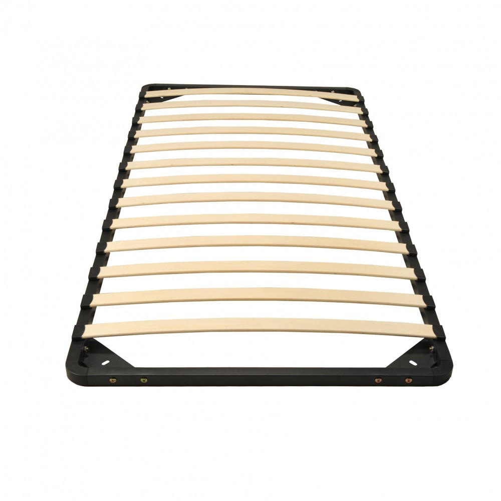 LATTENROST Metall RENO / 90x190 - Schwarz - Schwarz, Holzwerkstoff (90/190cm) - Weber Industries