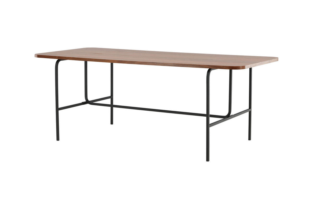 ESSTISCH 90x200 cm Nussbaum furniert - Nussbaumfarben, Holzwerkstoff (200/90/74cm) - ebuy24