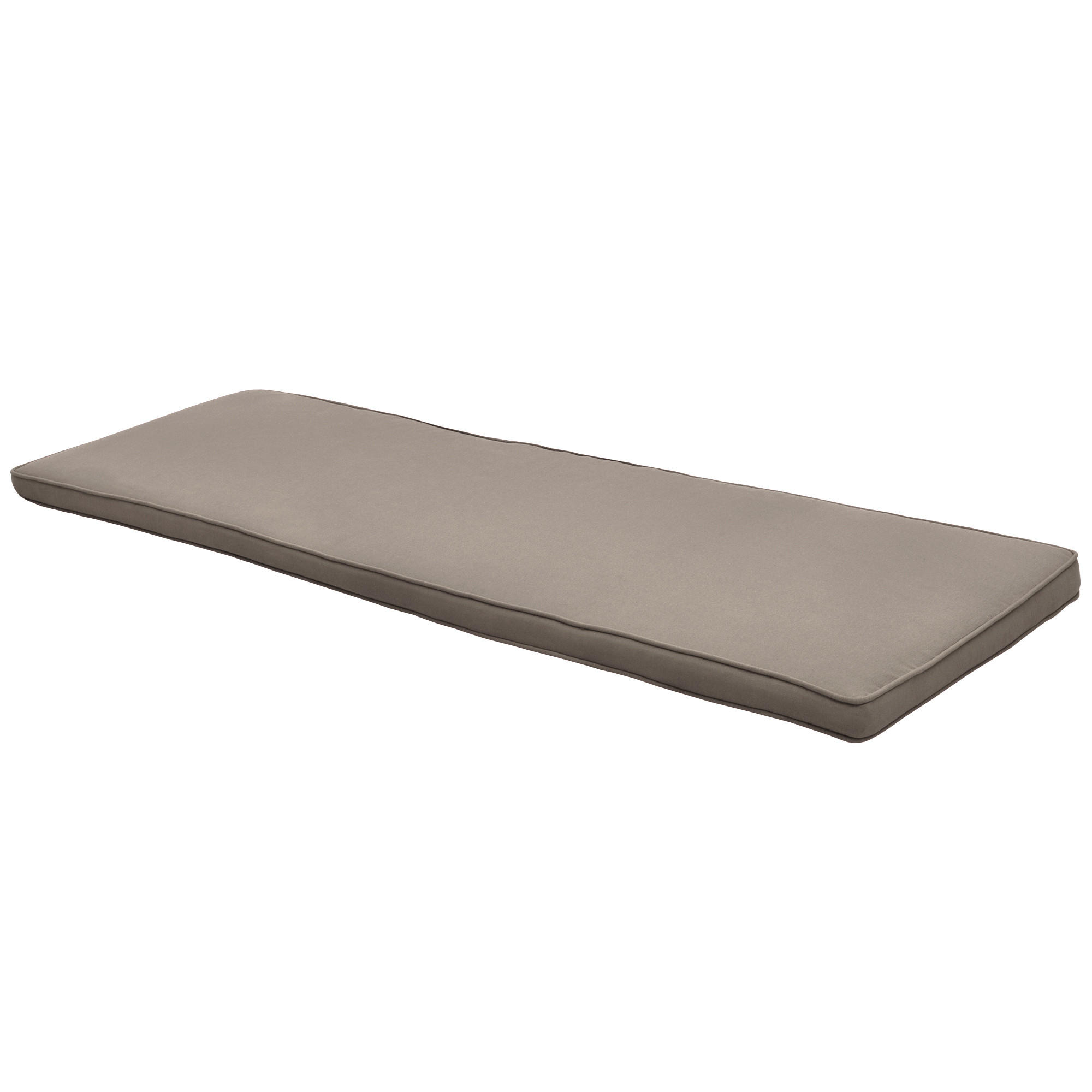 BANKAUFLAGE Loft BK 120x48x5cm Taupe - Taupe, Textil (48/120cm) - Beautissu 