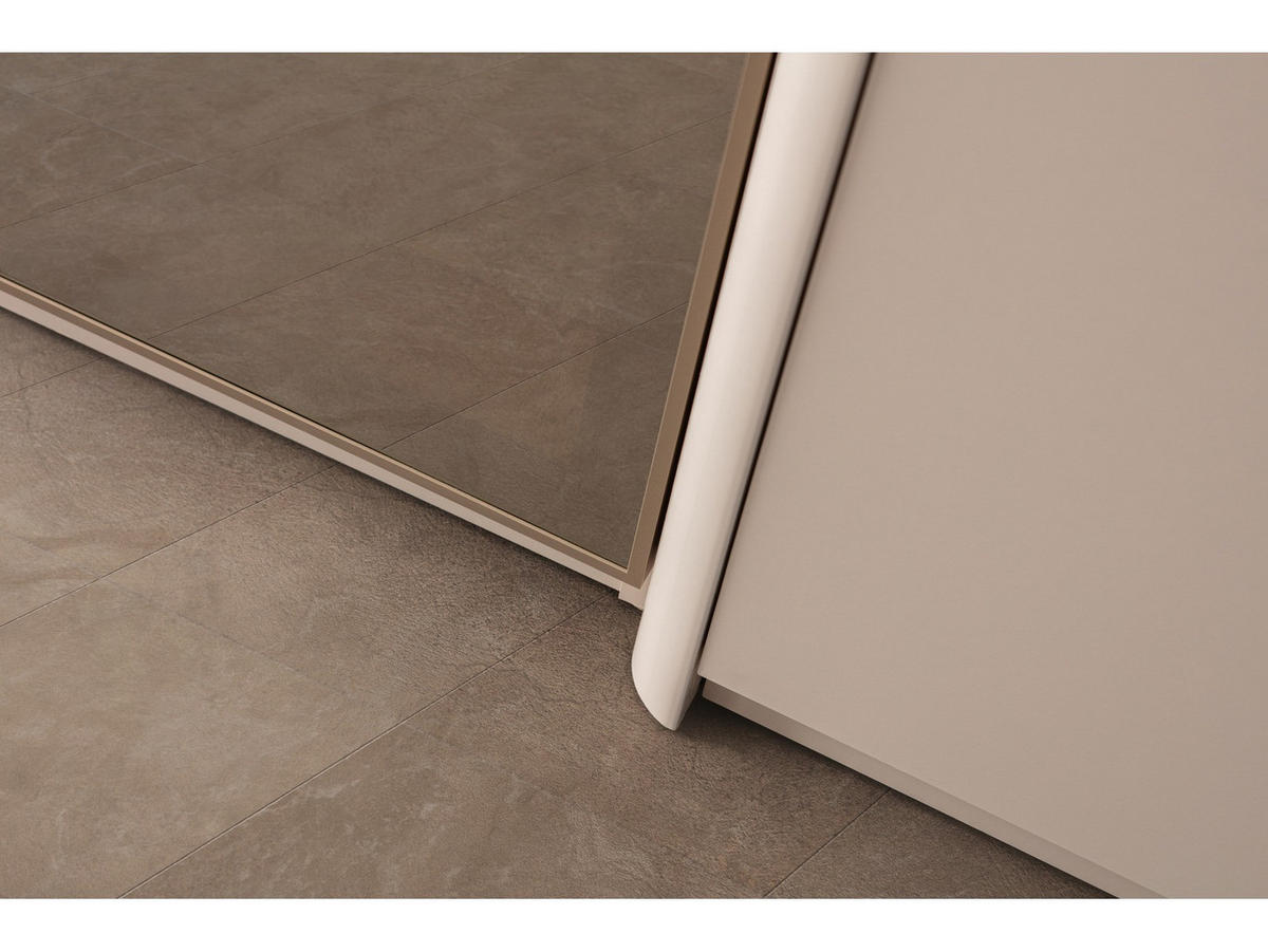 KLEIDERSCHRANK Alaska 4 trg. - Creme, Holzwerkstoff (175/215/60cm)