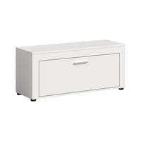 SITZBANK Milo (B/H/T: ca. 100/44/35 cm) in weiß/weiß - Weiß, Holzwerkstoff (100/44/35cm)