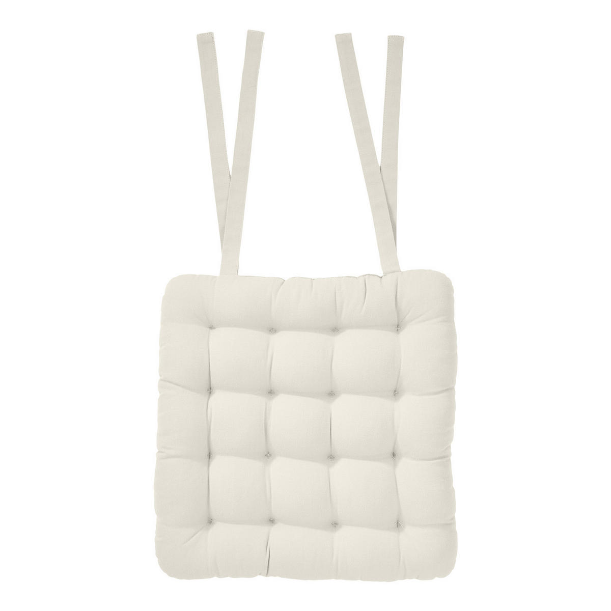 STUHLKISSEN Solid 35x37 cm - Beige, Textil (37/35cm) - Butlers