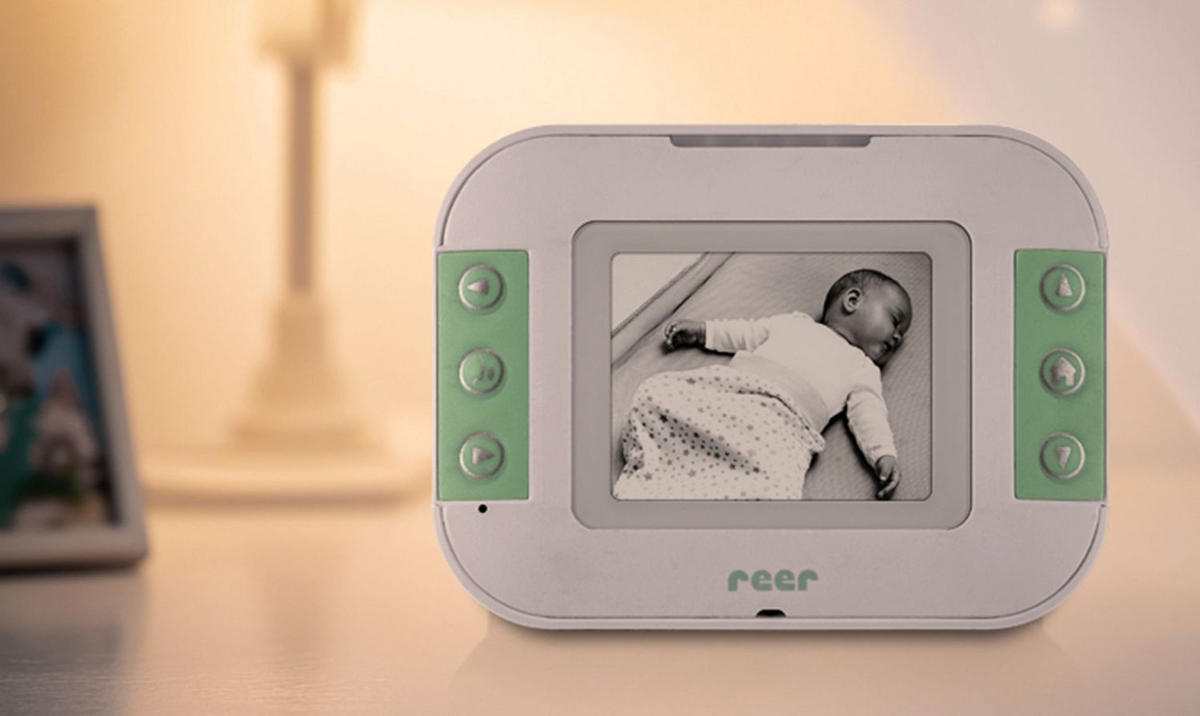 VIDEOBABYPHONE BabyCam S - Weiß, Kunststoff - Reer