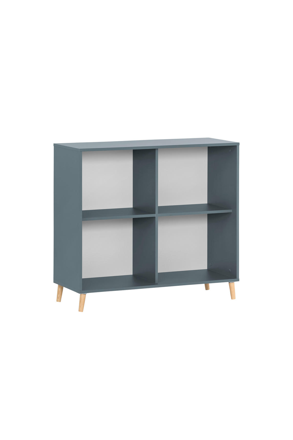 AKTENREGAL Jaguar Set AKTENSCHRANK & REGALKREUZ Breite 100 cm Blau - Blau, Holz (100/168.7/41cm) - PROREGAL