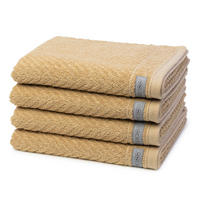 HANDTUCH Smart 4er-Set - Braun, Textil (50/100cm) - Ross