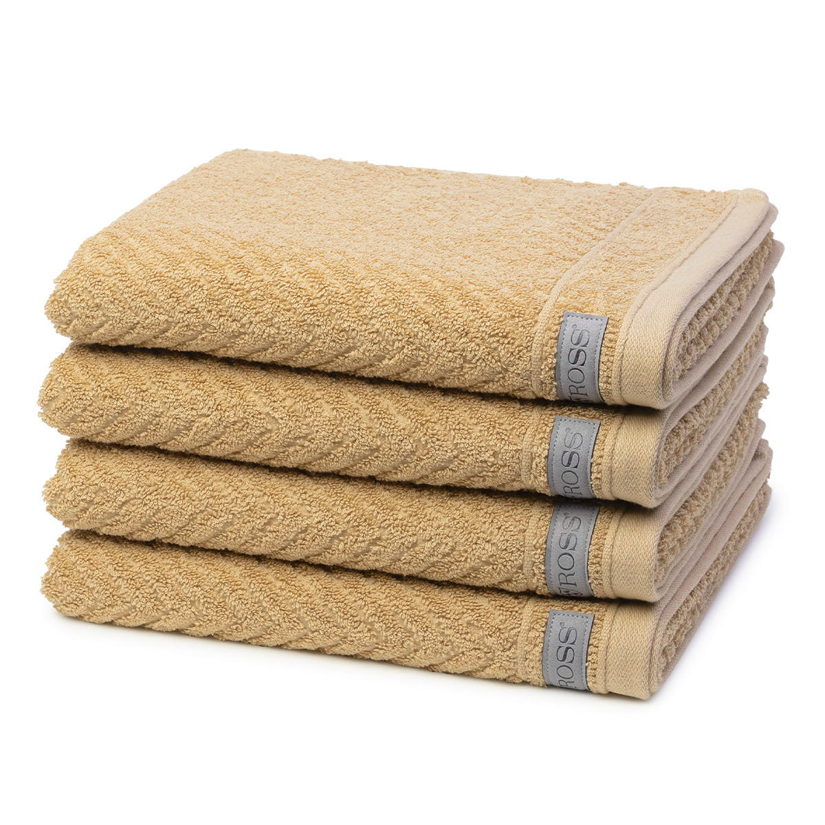 HANDTUCH Smart 4er-Set - Braun, Textil (50/100cm) - Ross