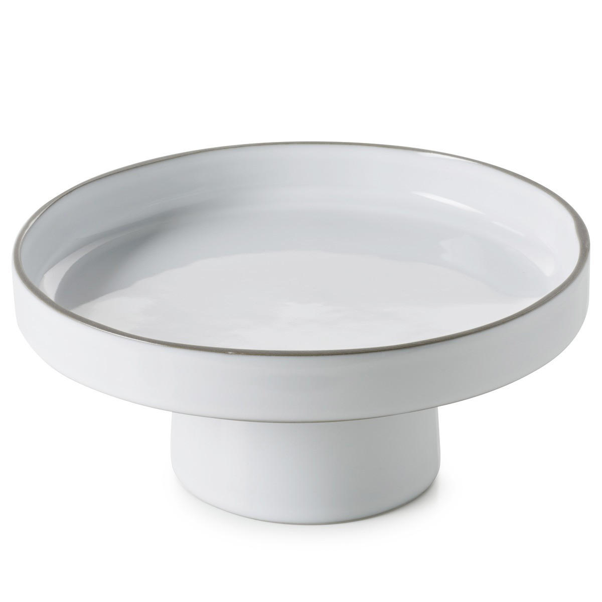 TORTENSTÄNDER CARACTERE S 23 cm WEISS CUMULUS - Weiß, Keramik (23/10/23cm) - Revol Porcelaine France