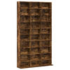 CD-REGAL RÄUCHEREICHE 102X23X177,5 CM HOLZWERKSTOFF - Braun, Holz (23/177.5/102cm) - vidaXL
