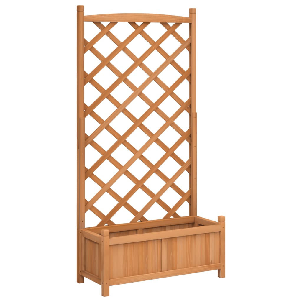 vidaXL Pflanzkübel Braun 35x150x75 cm
